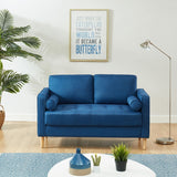 NNEDSZ 2 Seater Sofa Loveseat couch Blue