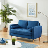 NNEDSZ 2 Seater Sofa Loveseat couch Blue