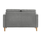 NNEDSZ 2 Seater Sofa Loveseat Couch Light Grey
