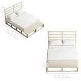 NNEDSZ Coastal Pallet Bed Frame Bed Base King Single