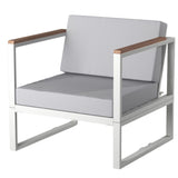 NNEDSZ 2 Seater Aluminium Outdoor Balcony Set