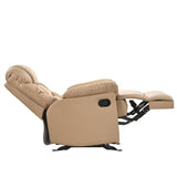 NNEDSZ Rocking Recliner Chair Armchair Swing Gliding Beige