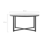 NNEDSZ Jordyn Cross Legs Coffee Table