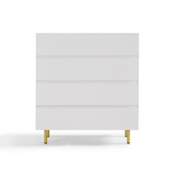 NNEDSZ  White 4 Chest of Drawers