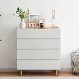 NNEDSZ  White 4 Chest of Drawers