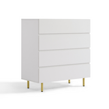 NNEDSZ  White 4 Chest of Drawers