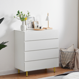 NNEDSZ  White 4 Chest of Drawers