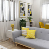 NNEDSZ 3-Seater Light Grey Foldable Sofa Bed