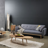 NNEDSZ 3-Seater Light Grey Foldable Sofa Bed