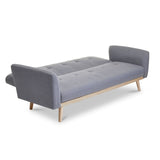 NNEDSZ 3-Seater Light Grey Foldable Sofa Bed