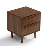 NNEDSZ Pierre Walnut Bedside Table