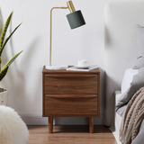 NNEDSZ Pierre Walnut Bedside Table