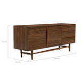 NNEDSZ Pierre Walnut Sideboard