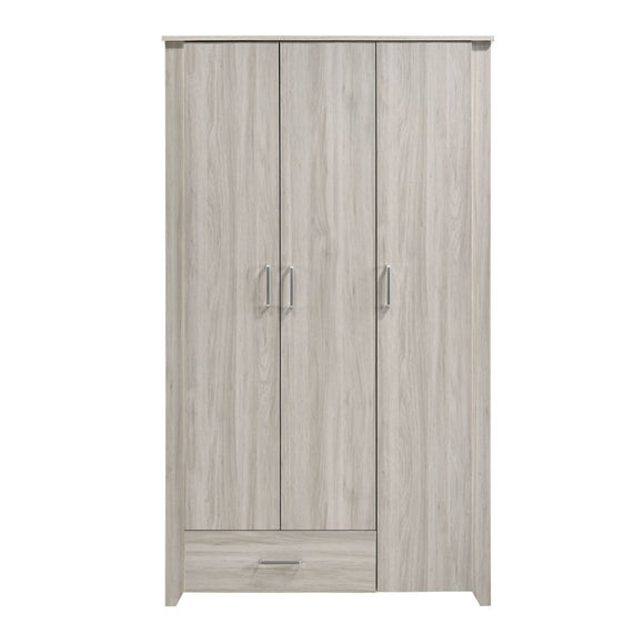 NNEDSZ 3 Door Wardrobe Bedroom Storage Cabinet Closet
