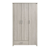 NNEDSZ 3 Door Wardrobe Bedroom Storage Cabinet Closet