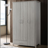 NNEDSZ 3 Door Wardrobe Bedroom Storage Cabinet Closet