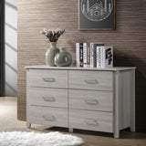 NNEDSZ 6 Chest of Drawers Bedroom Cabinet Storage Tallboy Dresser