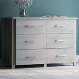 NNEDSZ 6 Chest of Drawers Bedroom Cabinet Storage Tallboy Dresser