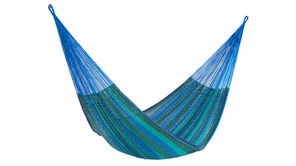 NNEDSZ Legacy Single Size Cotton Mexican Hammock in Caribe Colour