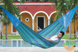 NNEDSZ Legacy Single Size Cotton Mexican Hammock in Caribe Colour