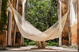 NNEDSZ Legacy Single Size Cotton Mexican Hammock in Cream Colour