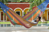 NNEDSZ Legacy Single Size Cotton Mexican Hammock in Mexicana Colour