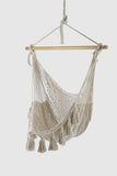 NNEDSZ DeHammock Swing Chair in Plain Cream