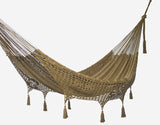 NNEDSZ Legacy King Size DeOutdoor Cotton Mexican Hammock in Cedar  Colour