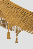 NNEDSZ Legacy King Size DeOutdoor Cotton Mexican Hammock in Mustard Colour