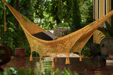 NNEDSZ Legacy King Size DeOutdoor Cotton Mexican Hammock in Mustard Colour