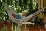 NNEDSZ Legacy Queen Size DeOutdoor Cotton Mexican Hammock in Dream Sands Colour