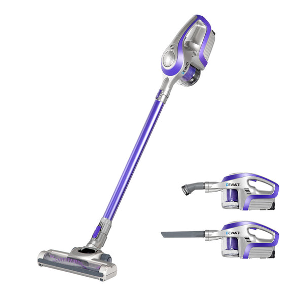 NNEDSZ Stick Vacuum Cleaner - Purple & Grey
