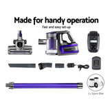 NNEDSZ Handheld Vacuum Cleaner Stick Cordless Car Vacuum 2-Speed HEPA Filter