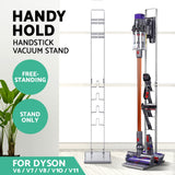 NNEDSZ Freestanding Dyson Vacuum Stand Rack Holder Cordless Handheld Cleaner V6 7 8 V10 V11 Silver