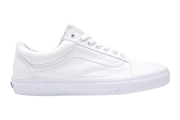 NNEKG Vans Unisex Old Skool Shoes (True White Size 6 US)