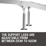 NNEMB Pair of 2.3m Aluminium Loading Ramps-1360kg capacity