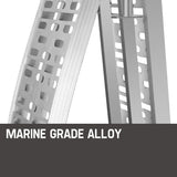 NNEMB Pair of 2.3m Aluminium Loading Ramps-1360kg capacity