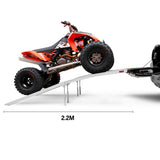 NNEMB Pair of 2.3m Aluminium Loading Ramps-1360kg capacity