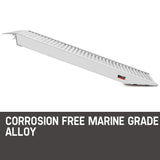 NNEMB Pair of 1.6m Aluminium Loading Ramps-4050kg capacity