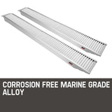 NNEMB Pair of 3.2m Aluminium Loading Ramps-1820kg Capacity