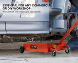 NNEMB 57L Low Profile Mobile Waste Oil Drainer-Low Profile-Pan Style-for Trucks-Workshop