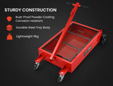 NNEMB 57L Low Profile Mobile Waste Oil Drainer-Low Profile-Pan Style-for Trucks-Workshop