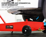 NNEMB 57L Low Profile Mobile Waste Oil Drainer-Low Profile-Pan Style-for Trucks-Workshop