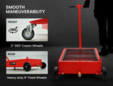 NNEMB 57L Low Profile Mobile Waste Oil Drainer-Low Profile-Pan Style-for Trucks-Workshop