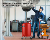 NNEMB 60L Mobile Waste Oil Drainer Tank-Telescopic-for Car Engine-Workshop