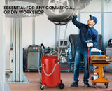 NNEMB 80L Mobile Waste Oil Drainer Tank-Pneumatic-Telescopic-Extractor Probes-Workshop
