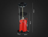 NNEMB 80L Mobile Waste Oil Drainer Tank-Pneumatic-Telescopic-Extractor Probes-Workshop