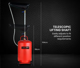 NNEMB 80L Mobile Waste Oil Drainer-Telescopic-with Air Compressor Fitting-for Workshop