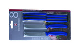 NNEKG Victorinox 11cm 8 Piece Steak Knives Set Blue