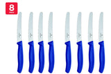 NNEKG Victorinox 11cm 8 Piece Steak Knives Set Blue